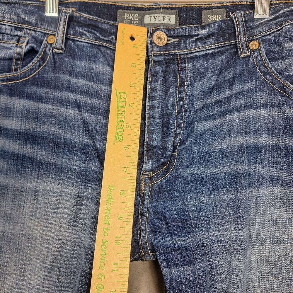 BKE Men's Straight Jeans - Blue - Picture 9 of 12